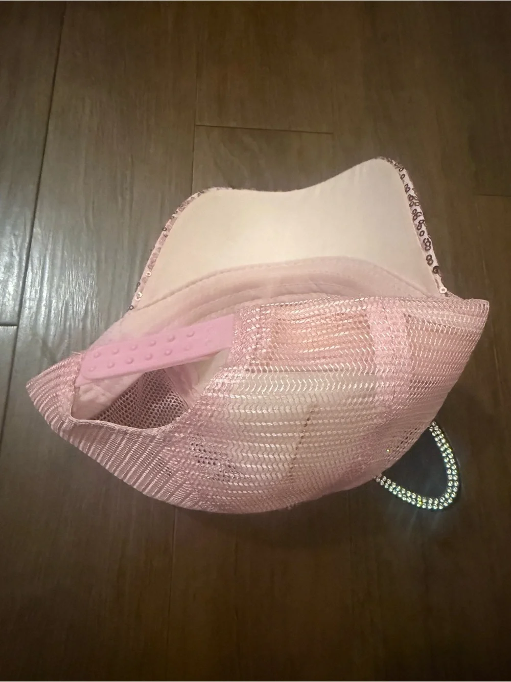 Sequins Mesh Baseball Cap